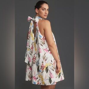 Maeve Multicolor Floral Backless Dress